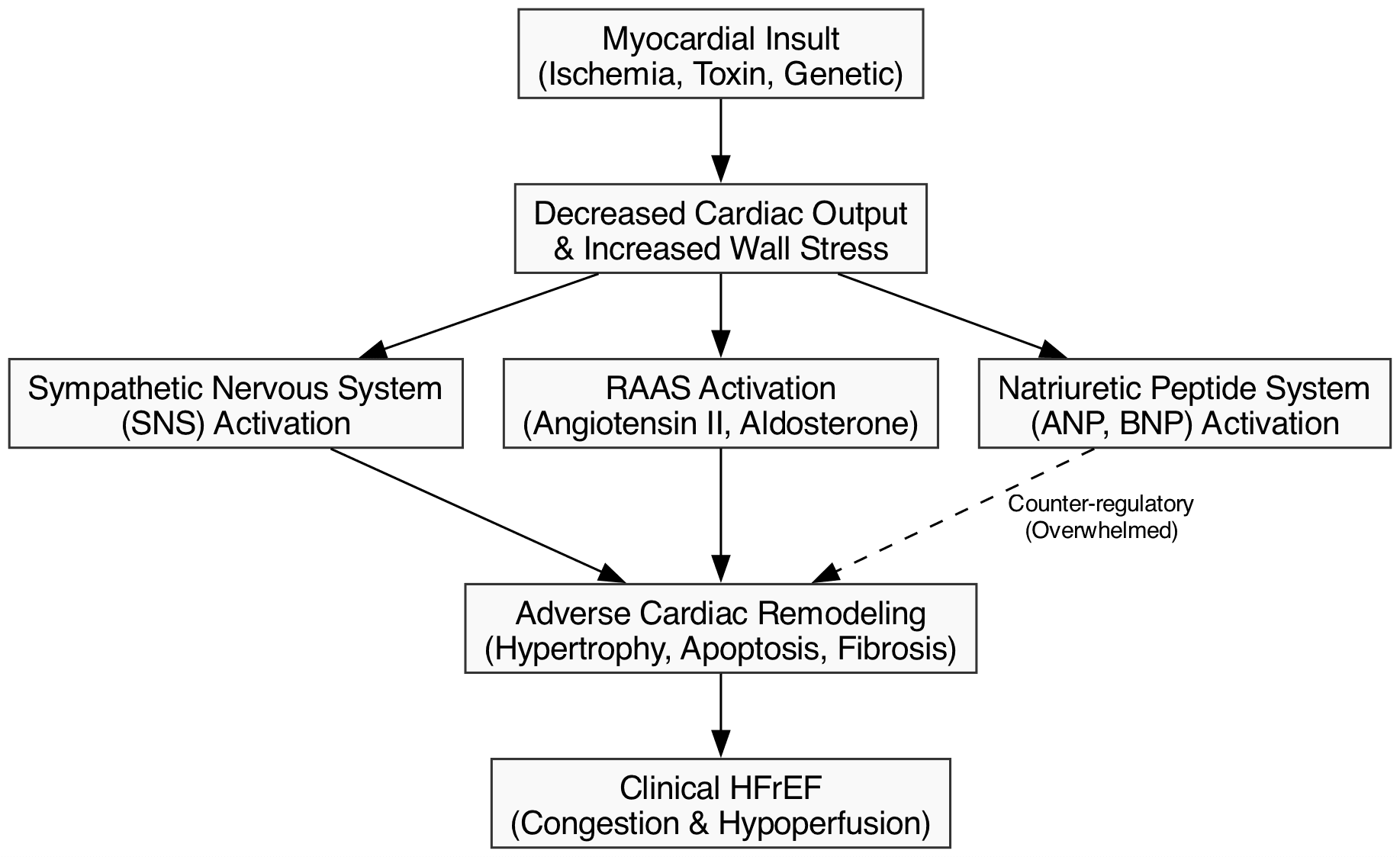 Pathophysiology and Neurohormonal Axis in HFrEF